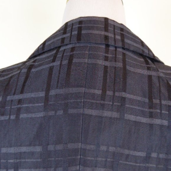 Emporio Giorgio Armani navy blazer 4 i38 tonal stripe made in Italy